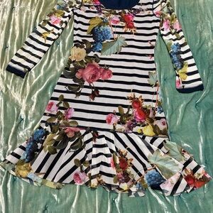 🌸 NWT Juicy Couture Regal Bouquet Stripe Dress | Size Small